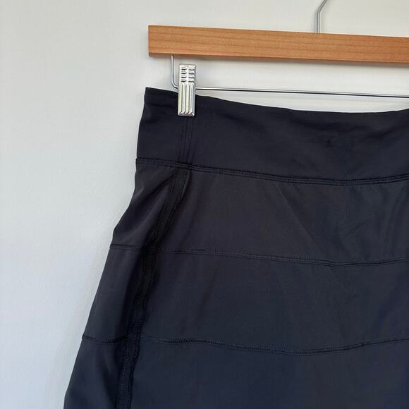Lululemon Pace Rival Mid-Rise Skirt Black 6 - Picture 6 of 7